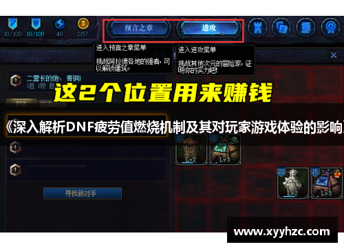《深入解析DNF疲劳值燃烧机制及其对玩家游戏体验的影响》